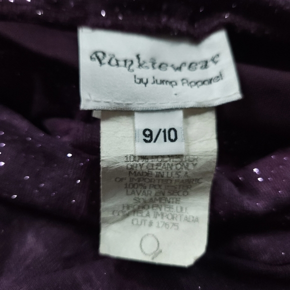 Vintage 90s Galaxy Glitter Bling Strapless Dress Sz 9/10 - Picture 7 of 9